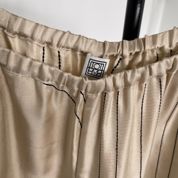 Toteme Silk Monogram Trouser Brand New Size 42 - Picture 4 of 5